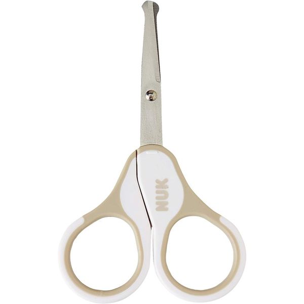 NUK NUK Scissors otroške škarjice z okroglo konico Beige 1 kos