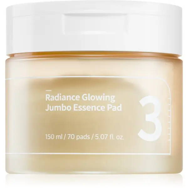 Numbuzin Numbuzin No. 3 Radiance Glowing Jumbo Essence Pad tonizirajoče blazinice za osvetljevanje kože in hidratacijo 70 kos