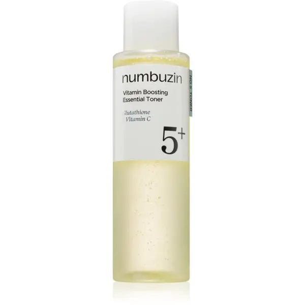 Numbuzin Numbuzin No. 5 Glutathione Vitamin Concentrated Toner vlažilni tonik za poenotenje tona kože 200 ml