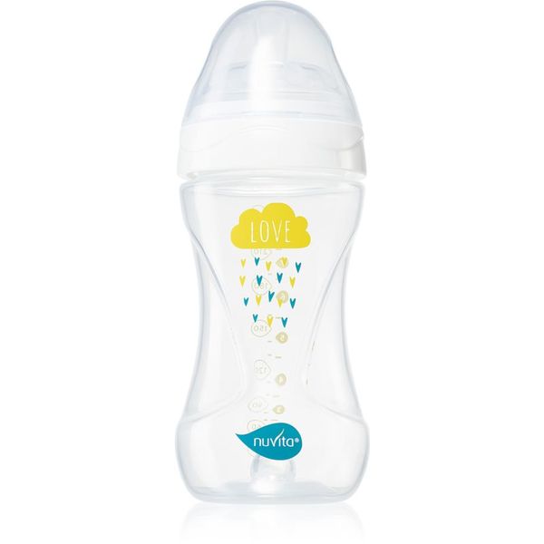 Nuvita Nuvita Cool Bottle 3m+ steklenička za dojenčke Transparent white 250 ml