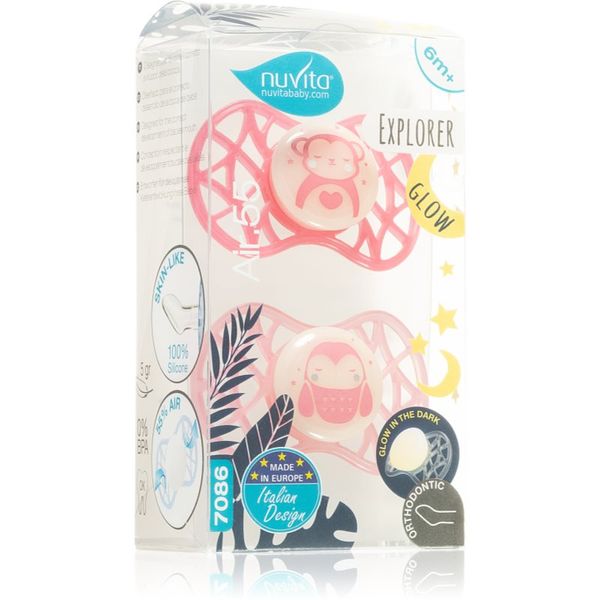 Nuvita Nuvita Explorer Orthodontic 6m+ duda Female night 1 kos