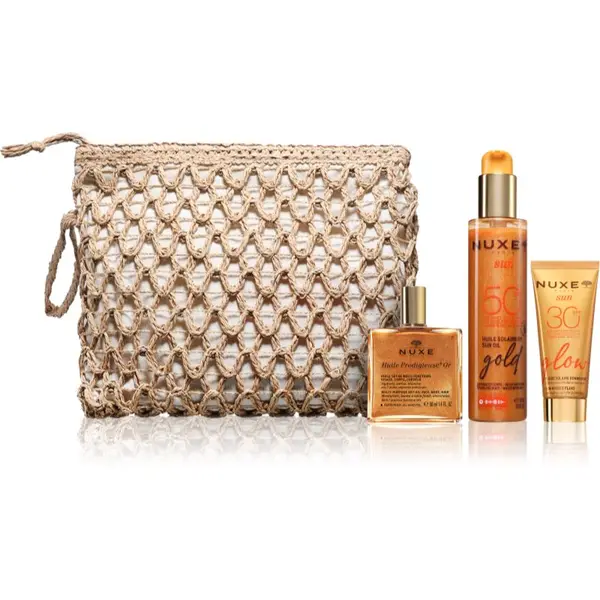 Nuxe Nuxe Golden Summer Routine set za sončenje