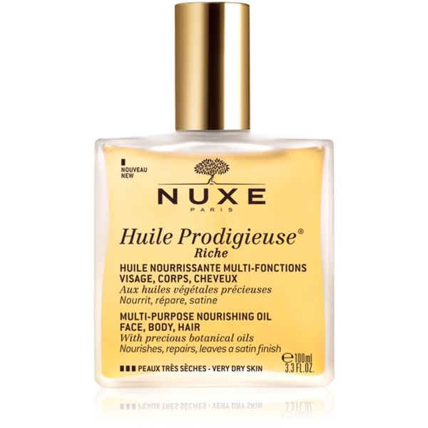 Nuxe Nuxe Huile Prodigieuse Riche večnamensko suho olje za zelo suho kožo 100 ml