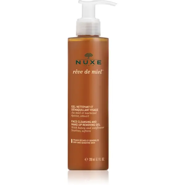 Nuxe Nuxe Rêve de Miel Face Cleansing and Make-Up Removing Gel čistilni gel za obraz 200 ml
