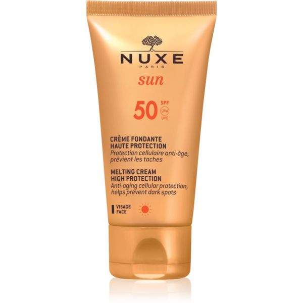 Nuxe Nuxe Sun krema za sončenje za obraz SPF 50 50 ml