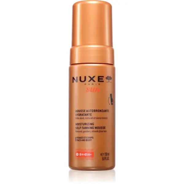 Nuxe Nuxe Sun Moisturizing Self-Tanning Mousse samoporjavitvena pena za obraz in telo 150 ml