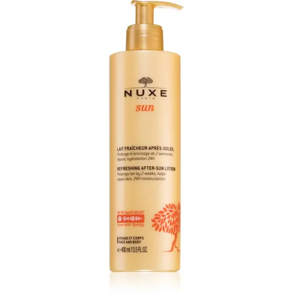 Nuxe Nuxe Sun Refreshing After-Sun Lotion losjon za po sončenju za obraz in telo 400 ml