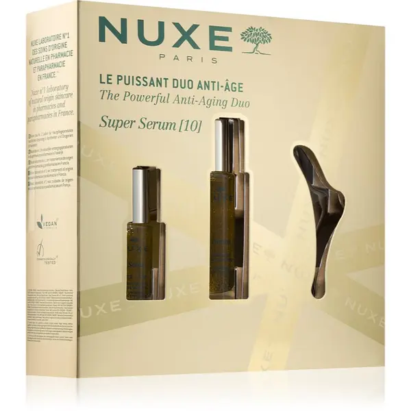 Nuxe Nuxe Super Serum [10] The Powerful Anti-Aging Duo darilni set proti staranju kože