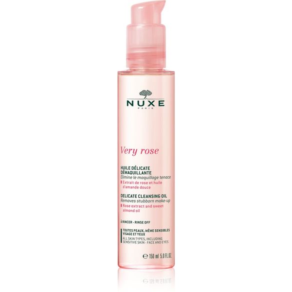 Nuxe Nuxe Very Rose nežno čistilno olje za obraz in oči 150 ml