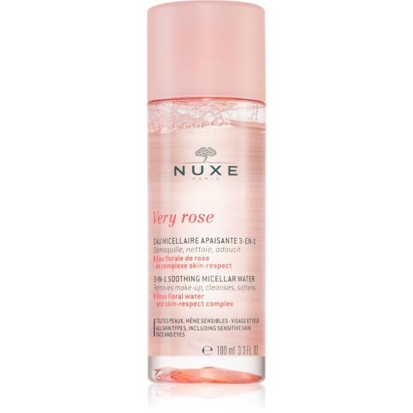 Nuxe Nuxe Very Rose pomirjajoča micelarna voda za obraz in oči 100 ml