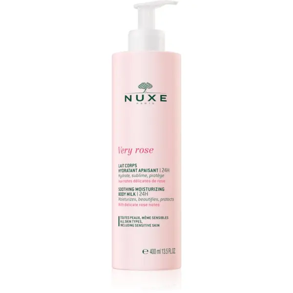 Nuxe Nuxe Very Rose Soothing Moisturising Body Milk pomirjevalni losjon za telo 400 ml