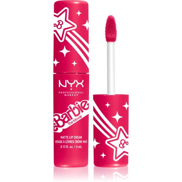 NYX Professional Makeup NYX Professional Makeup Barbie Smooth Whip Matte Lip Cream mat tekoča šminka odtenek 02 Perfect Day Pink 4 ml