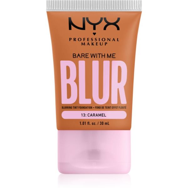 NYX Professional Makeup NYX Professional Makeup Bare With Me Blur Tint vlažilni tekoči puder odtenek 13 Caramel 30 ml