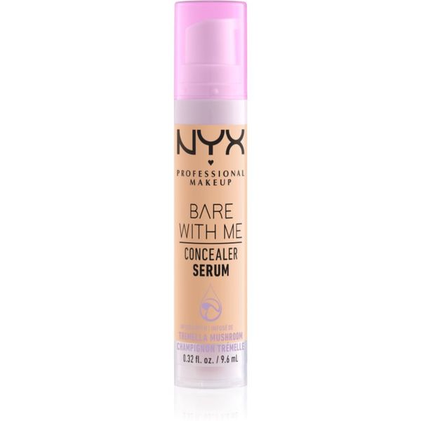 NYX Professional Makeup NYX Professional Makeup Bare With Me Concealer Serum vlažilni korektor 2 v 1 odtenek 04 Beige 9,6 ml