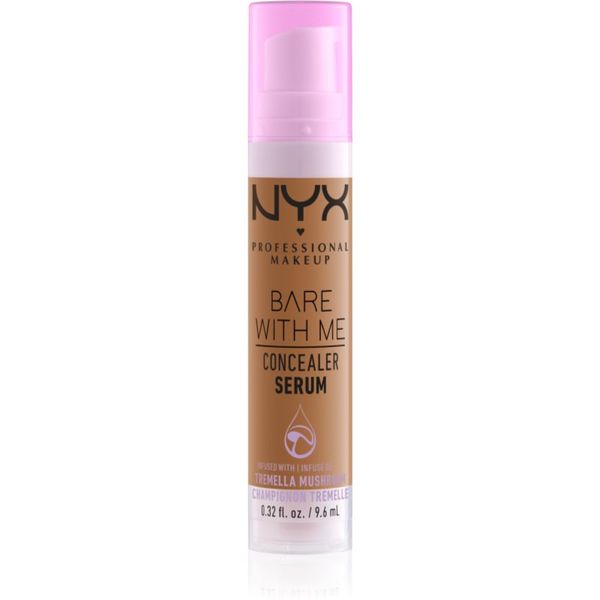 NYX Professional Makeup NYX Professional Makeup Bare With Me Concealer Serum vlažilni korektor 2 v 1 odtenek 09 Deep Golden 9,6 ml