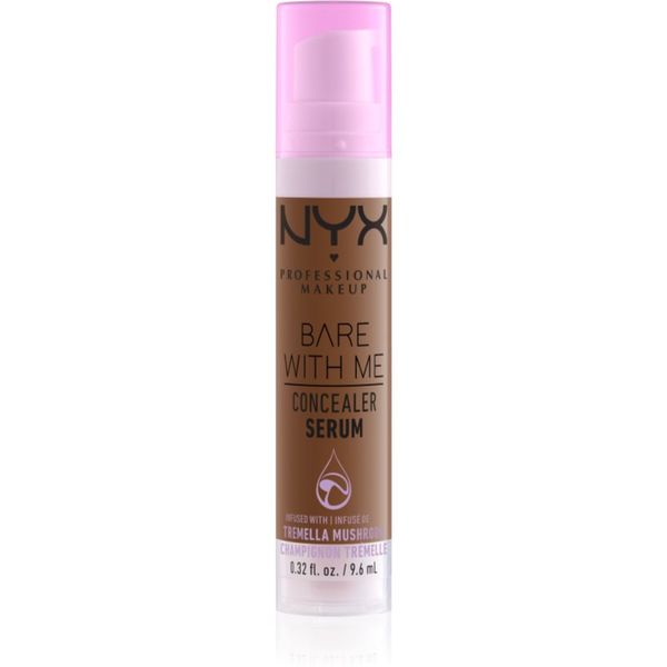 NYX Professional Makeup NYX Professional Makeup Bare With Me Concealer Serum vlažilni korektor 2 v 1 odtenek 11 Mocha 9,6 ml