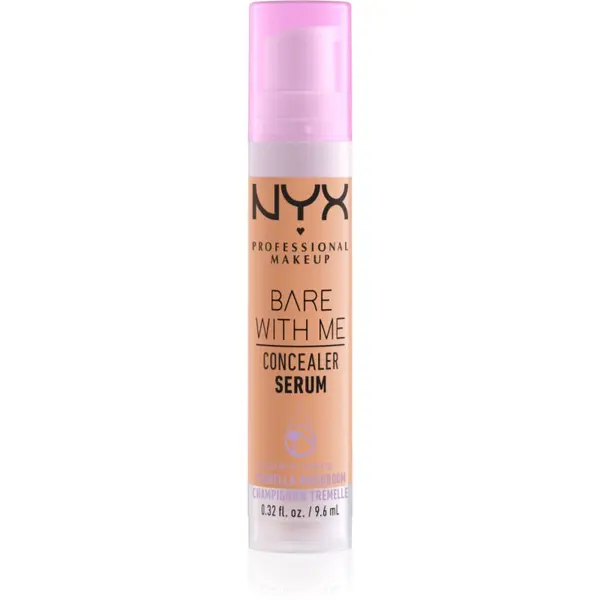 NYX Professional Makeup NYX Professional Makeup Bare With Me Concealer Serum vlažilni korektor 2 v 1 odtenek 5.7 Light Tan 9,6 ml