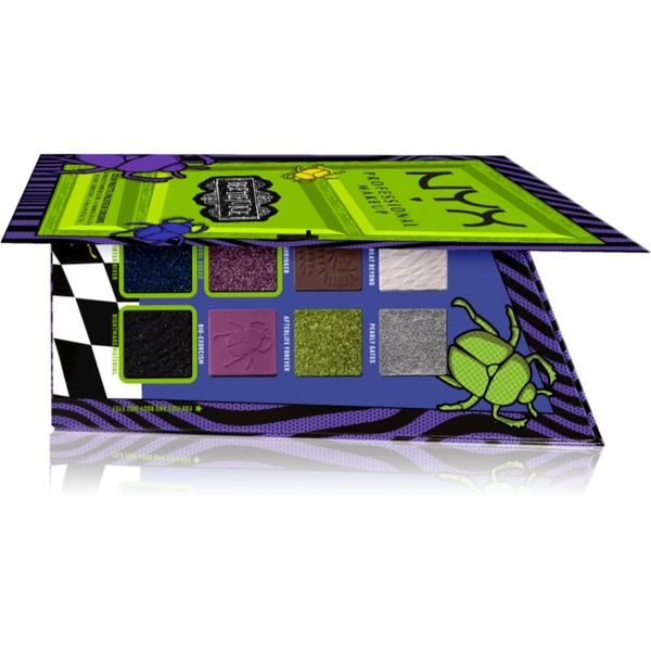 NYX Professional Makeup NYX Professional Makeup Beetlejuice Shadow Palette paleta senčil za oči 8 barv 8x0,8 g