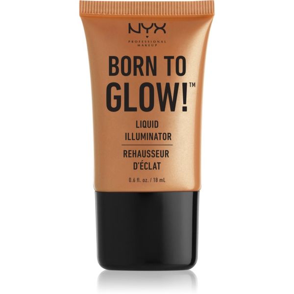NYX Professional Makeup NYX Professional Makeup Born To Glow tekoči osvetljevalec odtenek 03 Pure Gold 18 ml