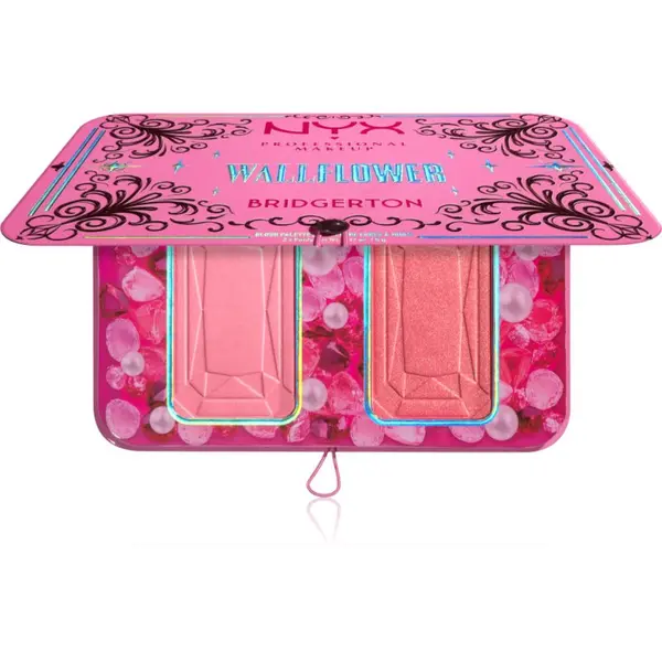 NYX Professional Makeup NYX Professional Makeup Bridgerton Royal Blush paleta rdečil odtenek 01 Wallflower 2x5 g