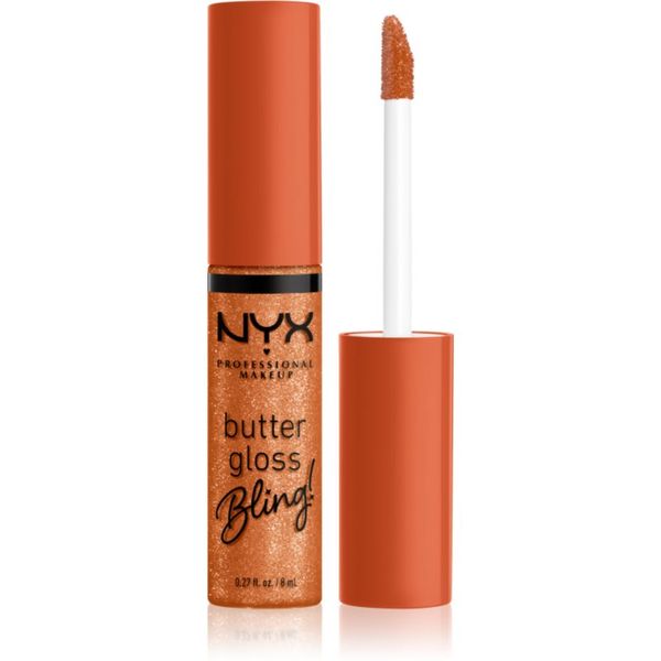 NYX Professional Makeup NYX Professional Makeup Butter Gloss Bling sijaj za ustnice bleščeč odtenek 03 Pricey 8 ml