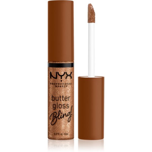 NYX Professional Makeup NYX Professional Makeup Butter Gloss Bling sijaj za ustnice bleščeč odtenek 04 Pay Me In Gold 8 ml