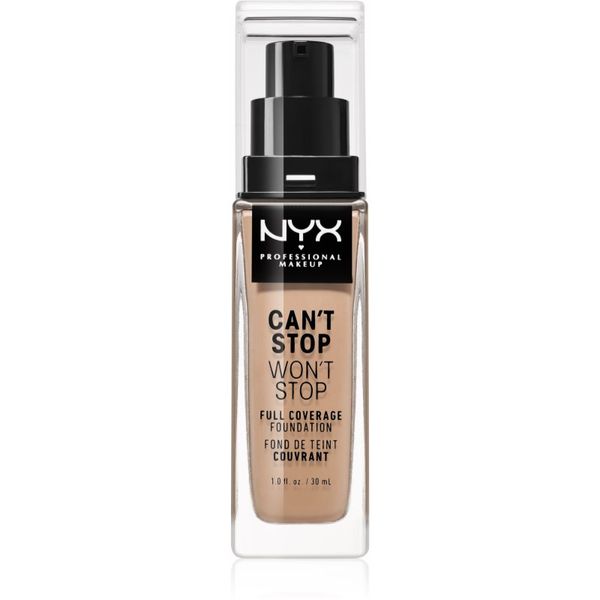 NYX Professional Makeup NYX Professional Makeup Can't Stop Won't Stop Full Coverage Foundation visoko prekrivni tekoči puder odtenek Light Ivory 30 ml