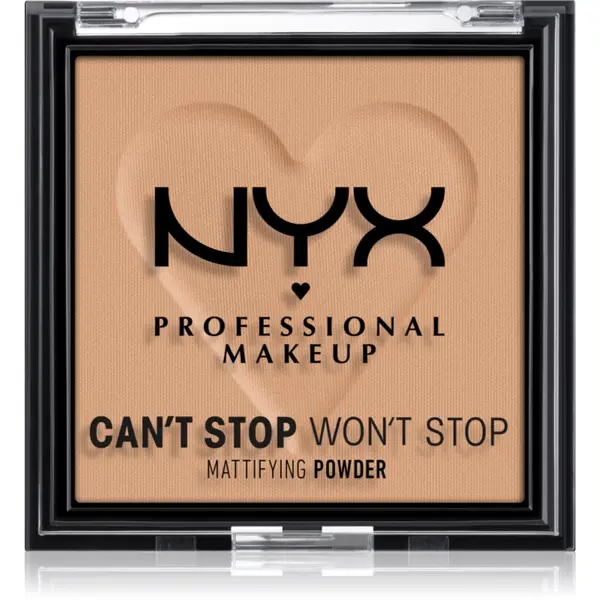 NYX Professional Makeup NYX Professional Makeup Can't Stop Won't Stop Mattifying Powder matirajoči puder odtenek 06 Tan 6 g