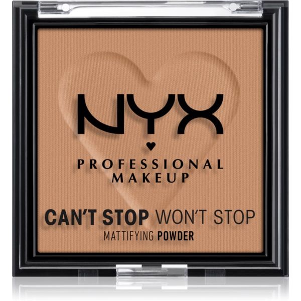 NYX Professional Makeup NYX Professional Makeup Can't Stop Won't Stop Mattifying Powder matirajoči puder odtenek 07 Caramel 6 g