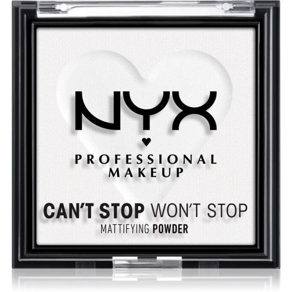NYX Professional Makeup NYX Professional Makeup Can't Stop Won't Stop Mattifying Powder matirajoči puder odtenek 11 Bright Translucent 6 g