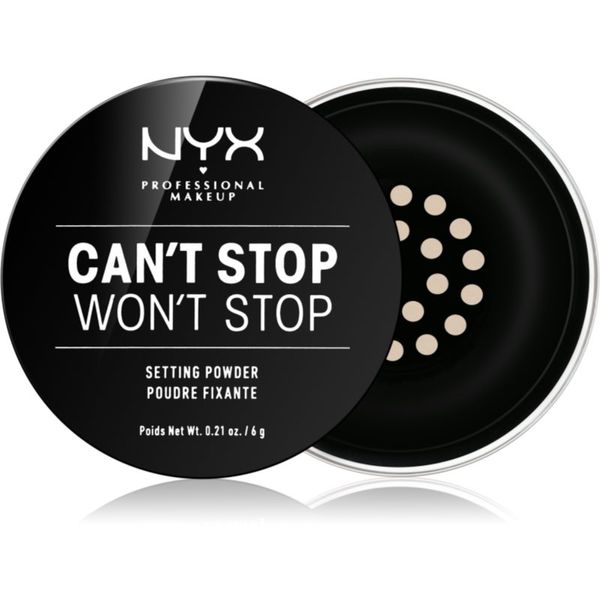 NYX Professional Makeup NYX Professional Makeup Can't Stop Won't Stop puder v prahu odtenek 01 Light 6 g
