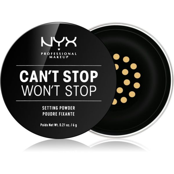 NYX Professional Makeup NYX Professional Makeup Can't Stop Won't Stop puder v prahu odtenek 06 Banana 6 g