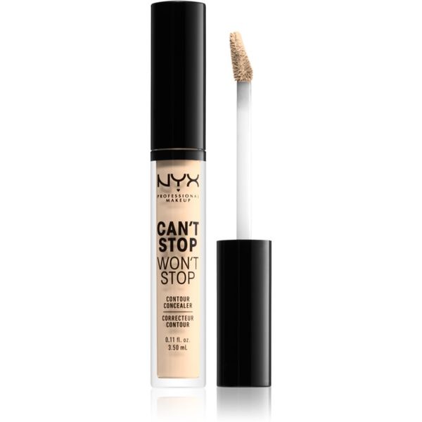 NYX Professional Makeup NYX Professional Makeup Can't Stop Won't Stop tekoči korektor odtenek 01 Pale 3.5 ml