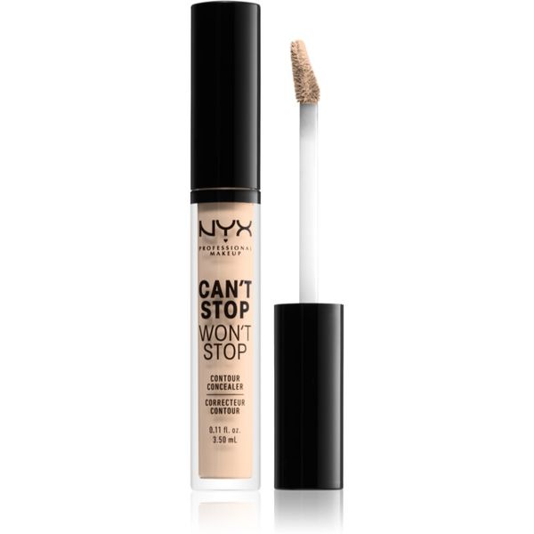 NYX Professional Makeup NYX Professional Makeup Can't Stop Won't Stop tekoči korektor odtenek 04 Light Ivory 3.5 ml