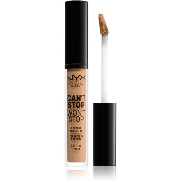 NYX Professional Makeup NYX Professional Makeup Can't Stop Won't Stop tekoči korektor odtenek 7.5 Soft Beige 3.5 ml