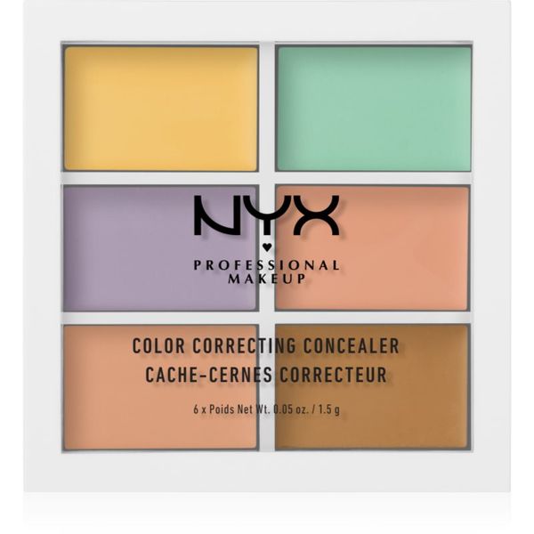 NYX Professional Makeup NYX Professional Makeup Color Correcting korekcijska paleta odtenek 04 6 x 1.5 g