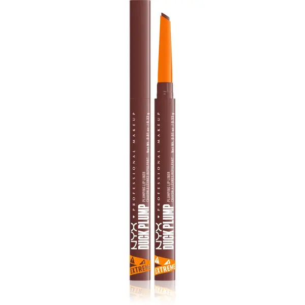 NYX Professional Makeup NYX Professional Makeup Duck Plump Liner svinčnik za ustnice z učinkom povečanja odtenek Dash of Cocoa 0.33 g