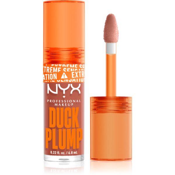 NYX Professional Makeup NYX Professional Makeup Duck Plump sijaj za ustnice z učinkom povečanja odtenek 04 Apri Caught 6,8 ml