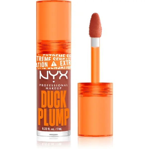 NYX Professional Makeup NYX Professional Makeup Duck Plump sijaj za ustnice z učinkom povečanja odtenek 05 Brown Applause 7 ml