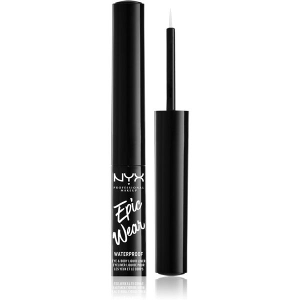 NYX Professional Makeup NYX Professional Makeup Epic Wear Liquid Liner tekoče črtalo za oči z mat finišem odtenek 04 White 3.5 ml