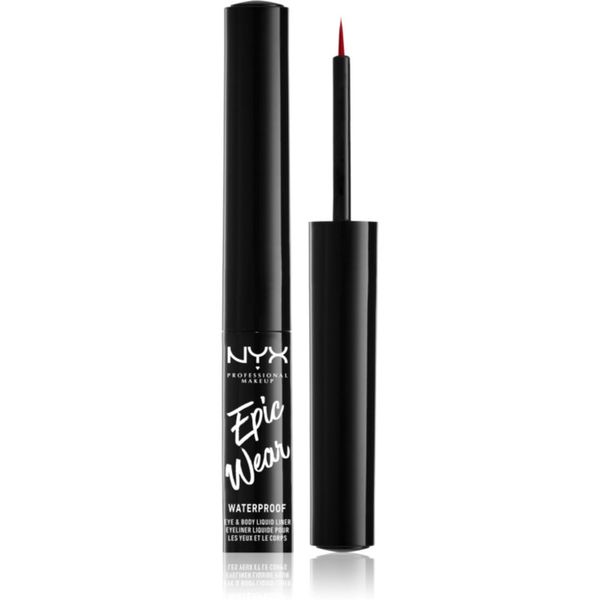 NYX Professional Makeup NYX Professional Makeup Epic Wear Liquid Liner tekoče črtalo za oči z mat finišem odtenek 07 Red 3.5 ml