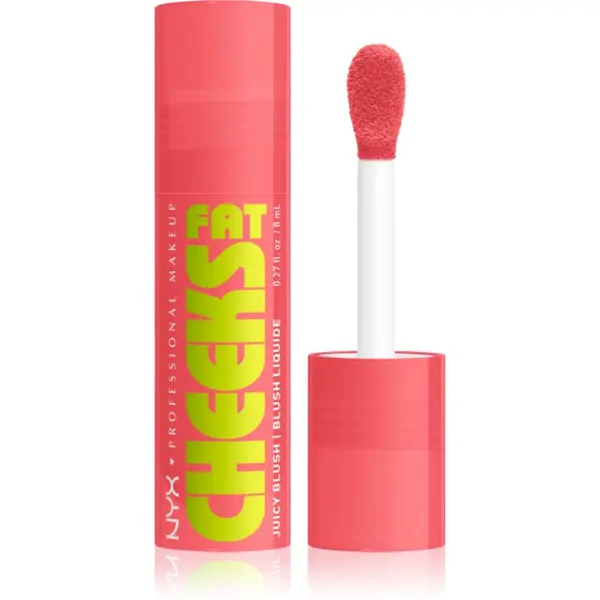 NYX Professional Makeup NYX Professional Makeup Fat Cheeks Juicy Blush tekoče rdečilo odtenek 02 Fig Fizz 8 ml