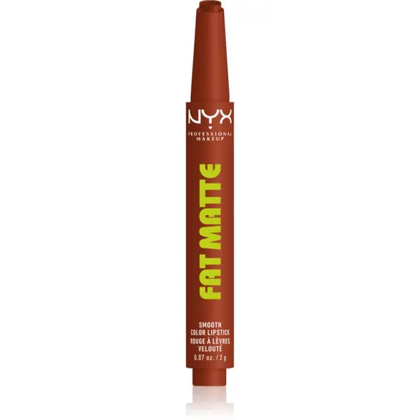 NYX Professional Makeup NYX Professional Makeup Fat Matte balzam za ustnice z mat učinkom Beary Nude 2 g
