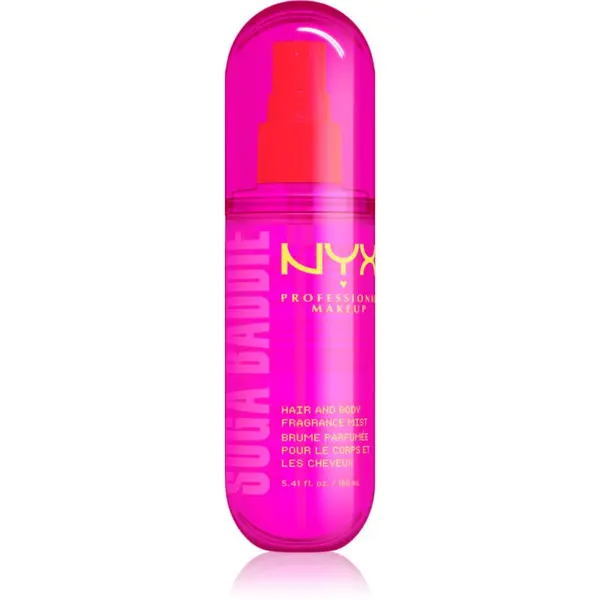 NYX Professional Makeup NYX Professional Makeup Fat Oil Body parfumska meglica za lase in telo z vonjem Suga Baddie 160 ml
