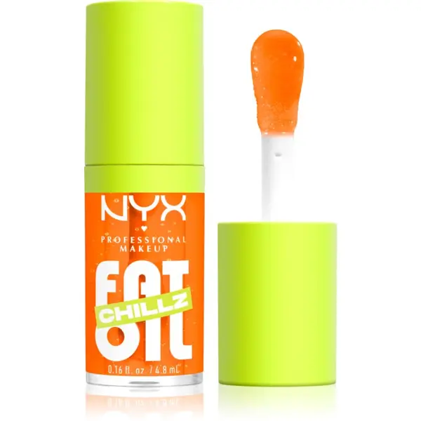NYX Professional Makeup NYX Professional Makeup Fat Oil Chillz olje za ustnice s hladilnim učinkom odtenek 4.8 ml