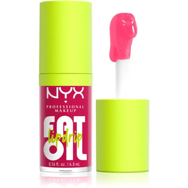 NYX Professional Makeup NYX Professional Makeup Fat Oil Lip Drip olje za ustnice odtenek 02 Missed Call 4.8 ml
