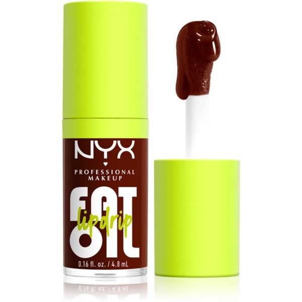 NYX Professional Makeup NYX Professional Makeup Fat Oil Lip Drip olje za ustnice odtenek 08 Status Update 4,8 ml