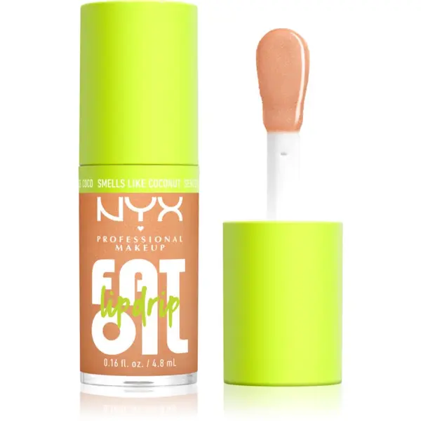 NYX Professional Makeup NYX Professional Makeup Fat Oil Lip Drip olje za ustnice odtenek Coconut Cutie 4.8 ml