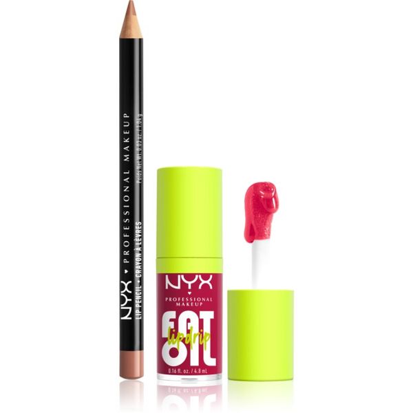 NYX Professional Makeup NYX Professional Makeup Fat Oil Lip Drip set za ustnice 2 kos