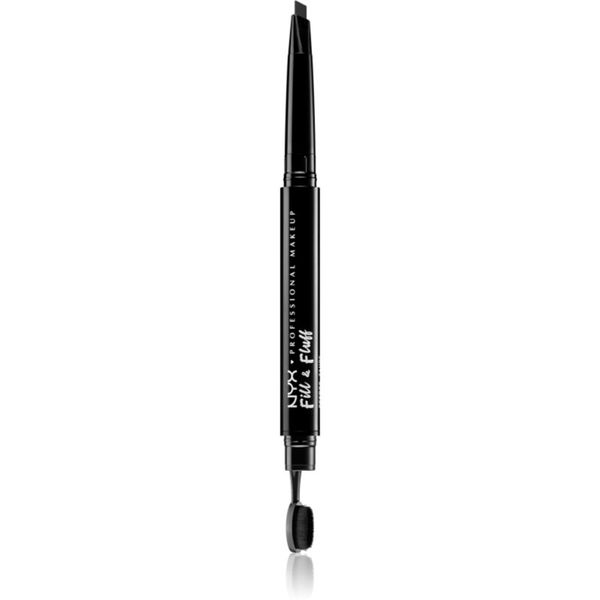 NYX Professional Makeup NYX Professional Makeup Fill & Fluff pomada za obrvi v svinčniku odtenek 08 - Black 0,2 g